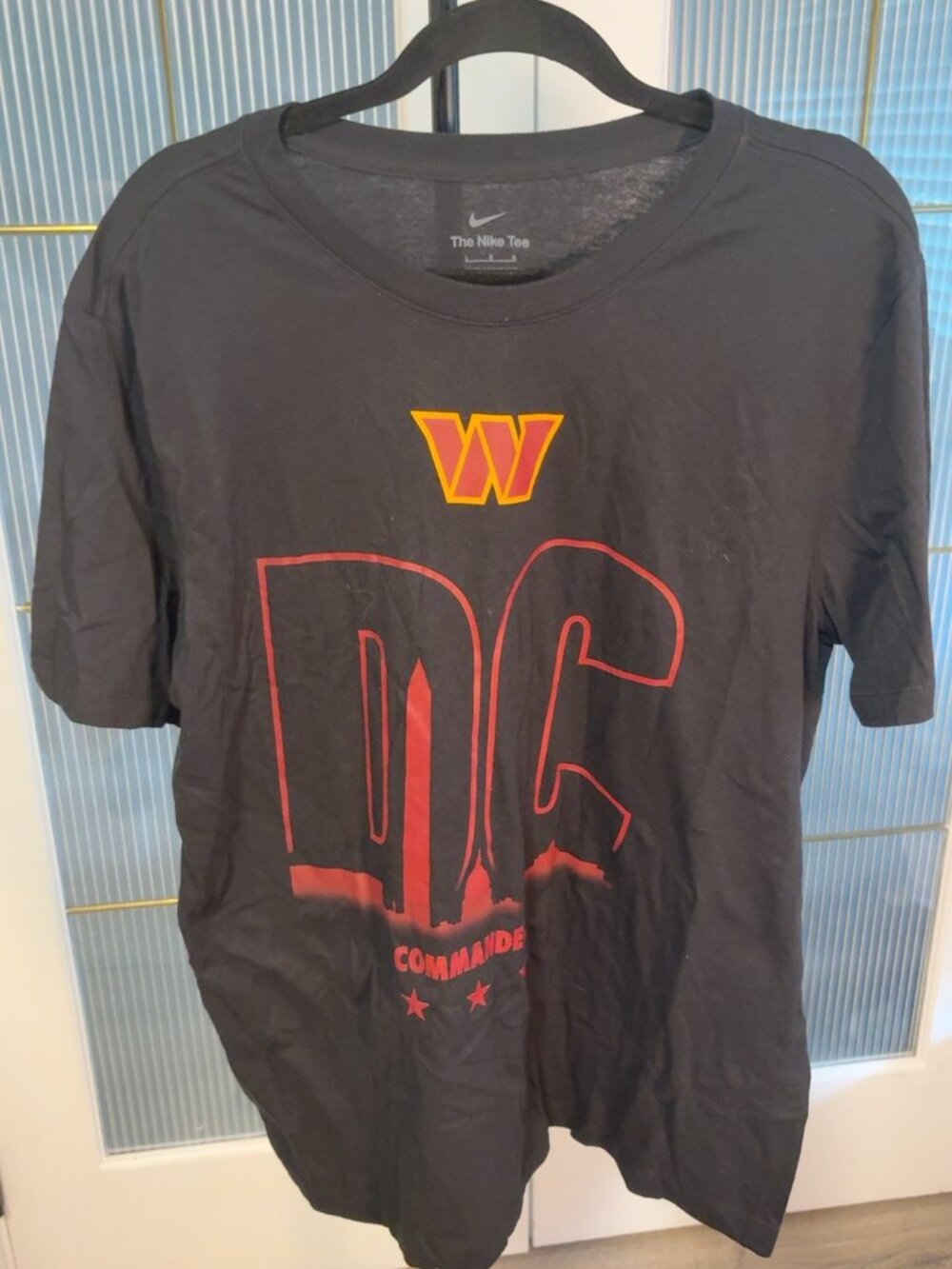 Nike Washington Commanders DC T-Shirt Men’s Large Black NFL Football